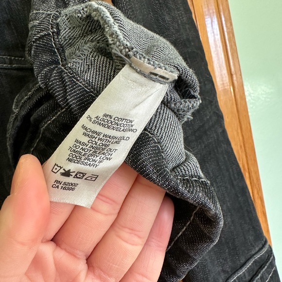 DKNY 00s Denim Cotton Blazer Jacket - Picture 5 of 12